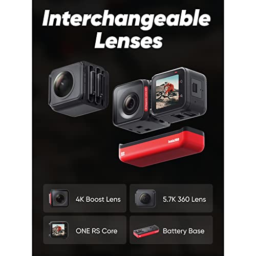 Insta360 ONE RS Twin Edition - Waterproof 4K+ Action Camera