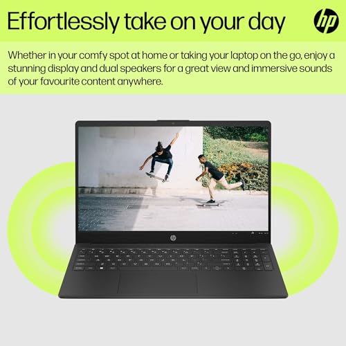 HP Laptop PC | Intel N200 Processor | 4GB RAM | 128GB Storage | Intel UHD GPU | 15.6" HD | Windows 11 | Black