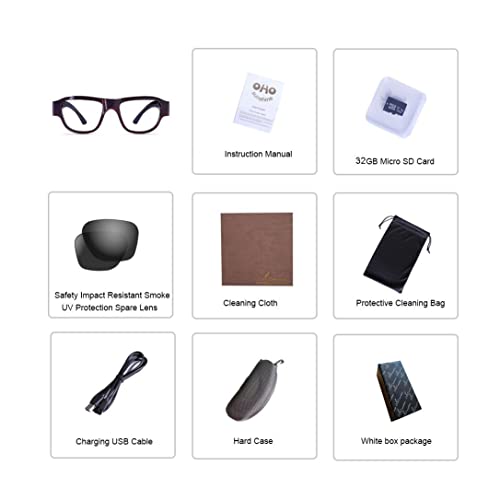 OhO Camera Sunglasses: 32GB Ultra HD Sports Action