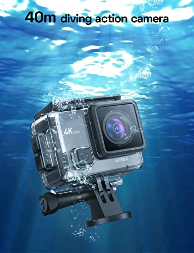 4K 60FPS Action Camera for Snorkeling - Touch Screen