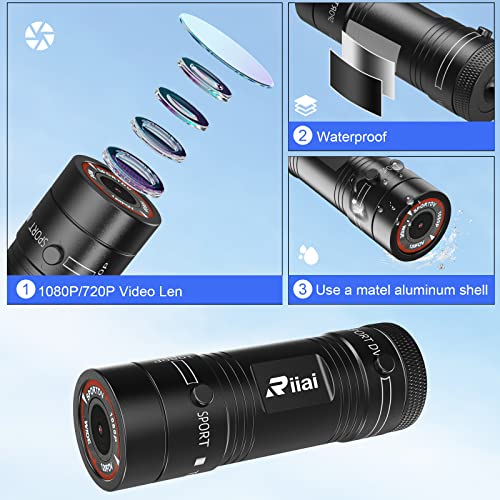 Riiai 1080P Action Camera - Wide Angle, Waterproof