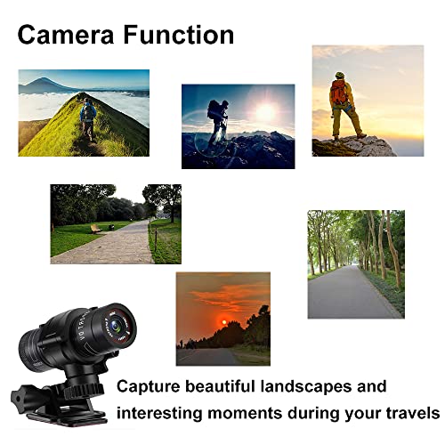 Hangang Mini Waterproof Helmet Action Camera - 1080P HD