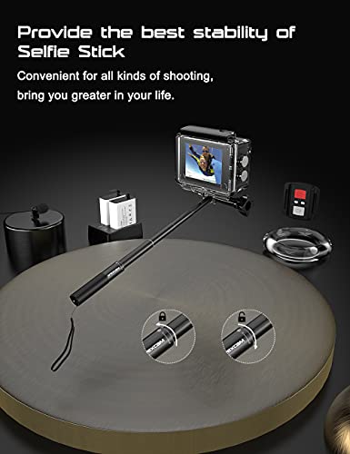 Apexcam M90 Pro 4K Action Camera Bundle