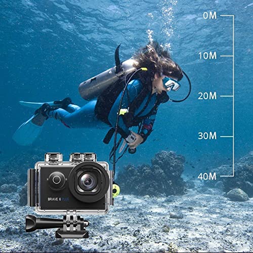 AKASO Brave 6 Plus 4K WiFi Action Camera