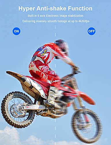 GOOKAM 4K/60fps Action Camera - 20MP Ultra HD