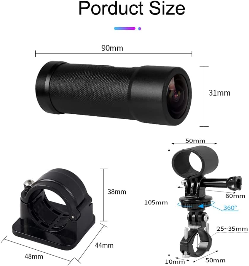 2K Motorcycle Helmet Camera with WiFi & Night Vision