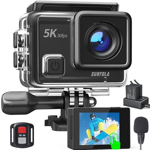 Surfola 5K Action Camera SF430: WiFi, Waterproof
