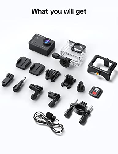 4K 60FPS Action Camera for Snorkeling - Touch Screen