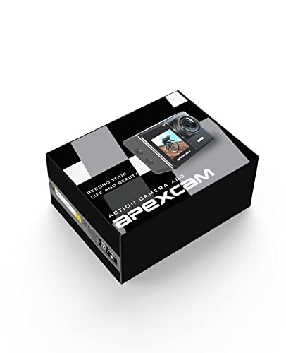 4K/60FPS Apexcam Action Cam: Waterproof, Touch Screen, Ultra HD