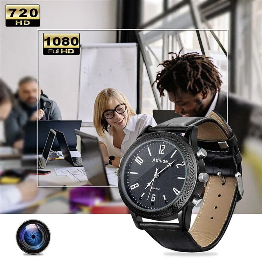 Night Vision Spy Watch Camera with Audio Recording