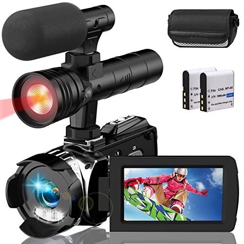 4K Video Camera with Night Vision and Zoom