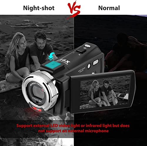 ORDRO V12 Full HD Video Camera Camcorder