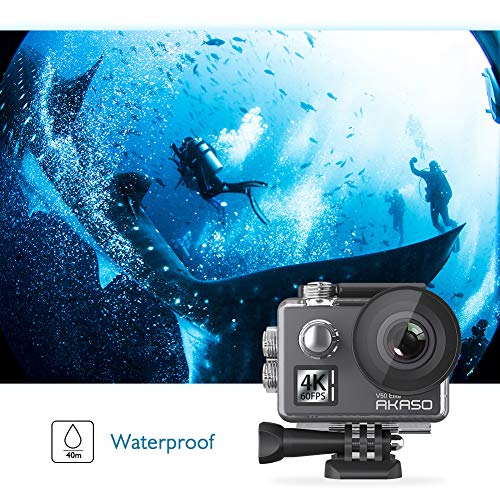 AKASO V50 Elite 4K Action Camera + Accessories