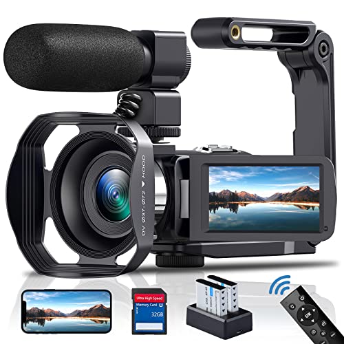 4K Video Camera with 48MP, WiFi, Night Vision