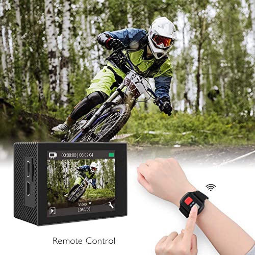 AKASO Pro 4K Action Camera - Waterproof+Remote Control