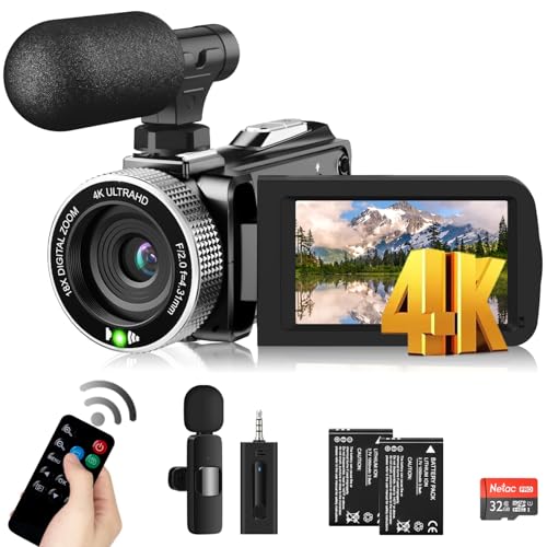 Windancy 4K Camcorder for YouTube Vlogging