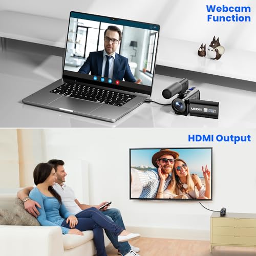 CAMWORLD 4K Dual Lens WiFi Vlogging Camera