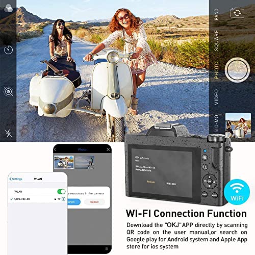 Ultra HD 48MP WiFi YouTube Vlogging Camera