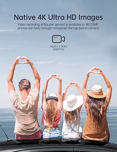 WOLFANG GA420 4K Dual Screen Action Camera