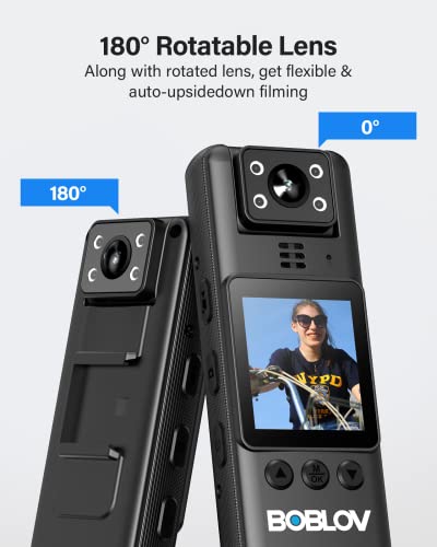 BOBLOV A23 64GB HD Body Worn Camera