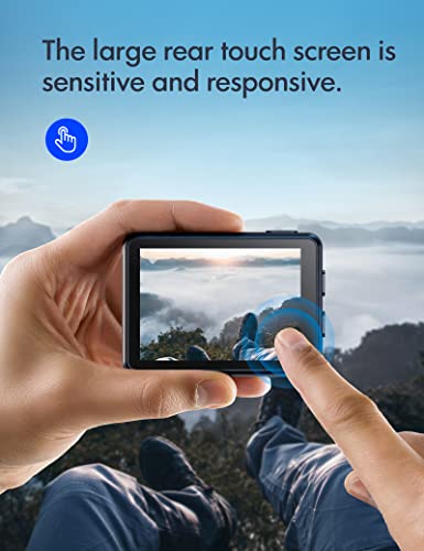 WOLFANG 4K WiFi Action Camera, Waterproof Snorkeling Camera