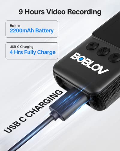 BOBLOV A23 64GB HD Body Worn Camera