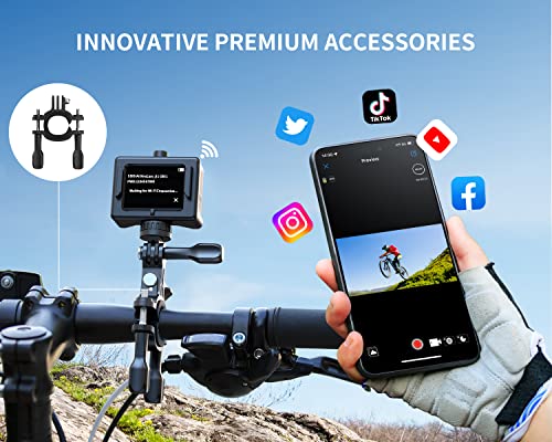 WOLFANG Ultra HD WiFi Action Cam - 4K