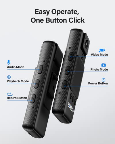 BOBLOV A23 64GB HD Body Worn Camera