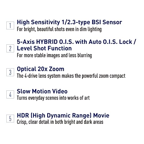 Panasonic Full HD Camcorder with 20x Zoom
