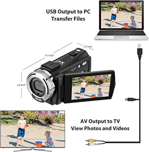 ORDRO V12 Full HD Video Camera Camcorder