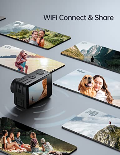 WOLFANG GA420 4K Dual Screen Action Camera