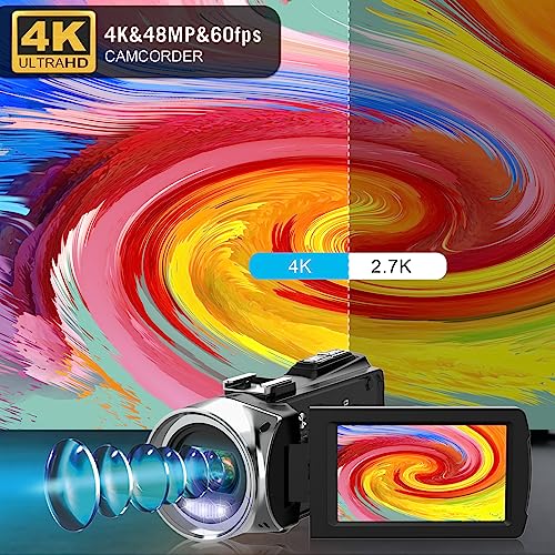 Windancy 4K Vlogging Camera with Microphone