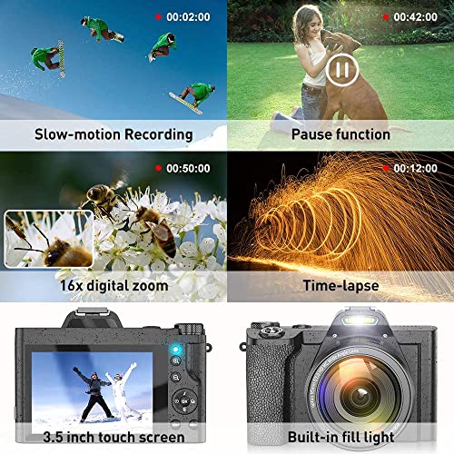 Ultra HD 48MP WiFi YouTube Vlogging Camera