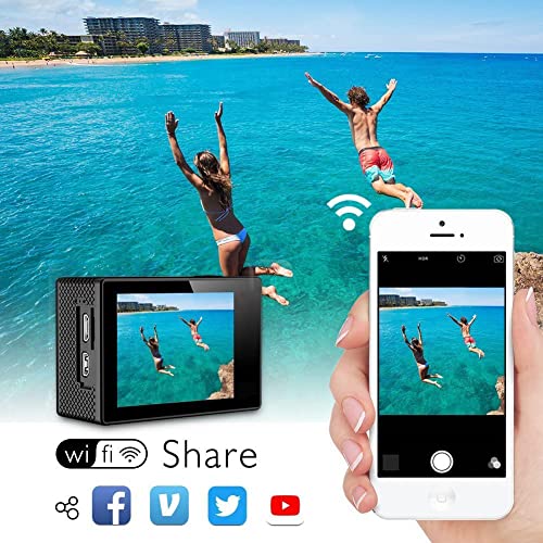 AKASO EK7000 4K Action Camera - 20MP Underwater