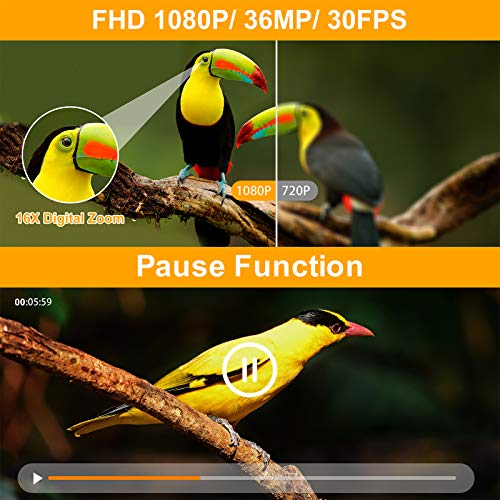 Full HD Video Camera Camcorder with Night Vision