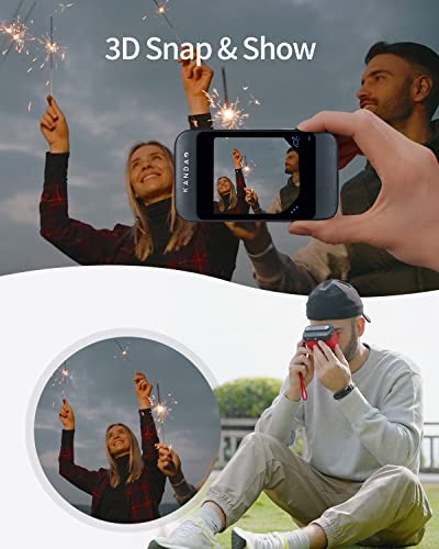 Kandao 3D Camera, Dual Lens, 4K 60FPS, Touch Screen