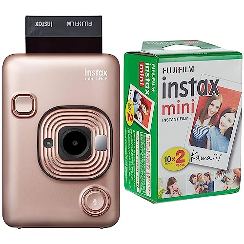 Instax LiPlay - Blush Gold + 20 Shots