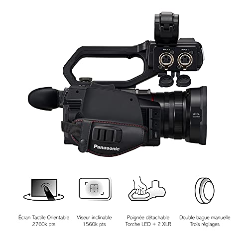 Panasonic HC-X2000E 4K Camcorder with Wide-Angle Lens