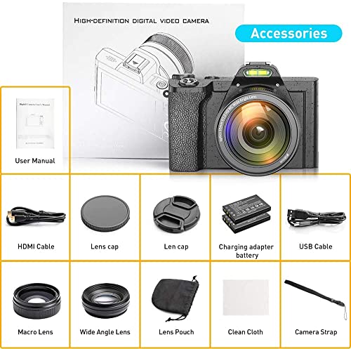 Ultra HD 48MP WiFi YouTube Vlogging Camera