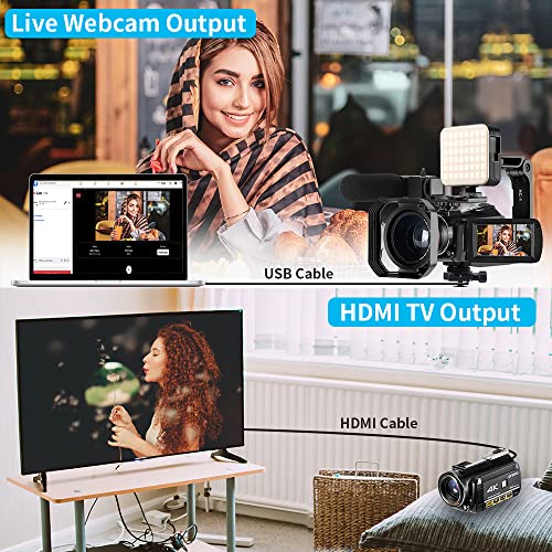 ORDRO 4K Vlogging Camcorder with Accessories