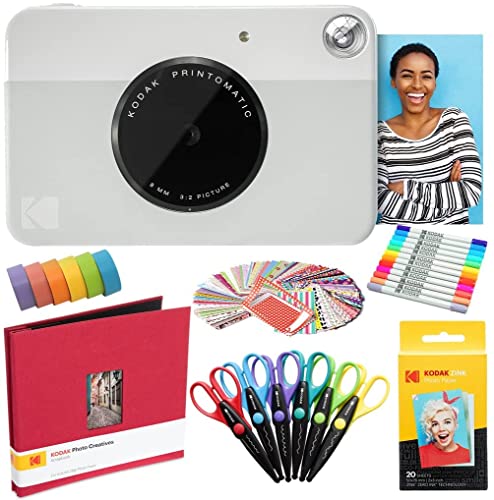 KODAK Printomatic Instant Camera Art Kit + Zink Paper