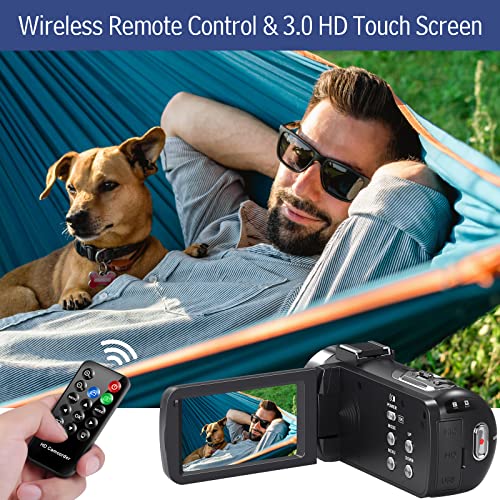 4K 48MP Night Vision Camcorder with 18X Zoom