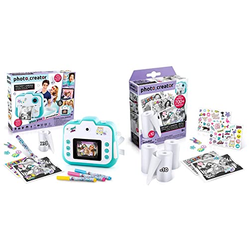 Instant Photo Creator camera and refill pack