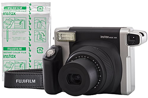 instax WIDE 300 Camera + 10 Shots, Black