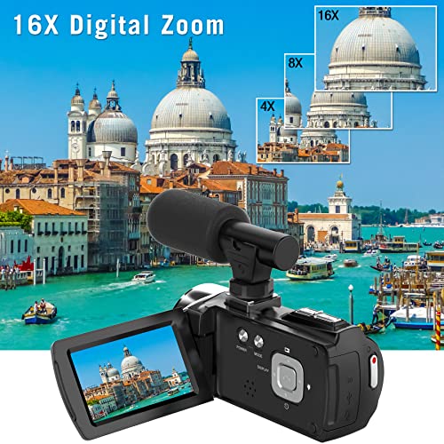 Windancy 4K Vlogging Camera with Microphone