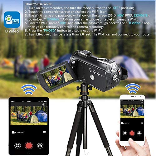 ORDRO AC3 4k Camcorder with Accessories