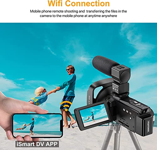 Ultra HD WiFi 4K Video Camera - Vlogging, YouTube