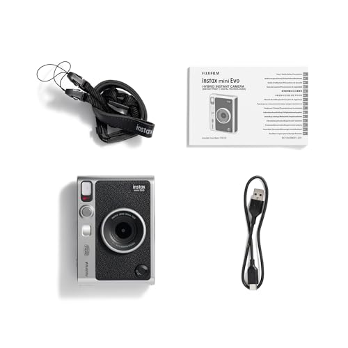 Instax mini EVO 2-in-1 Camera & Printer: LCD, Effects, Black