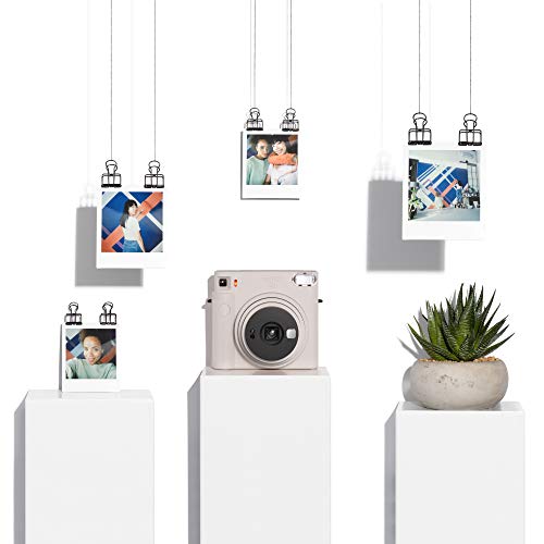 Instax SQ1 Camera & 50 Shot Film Pack: Chalk White