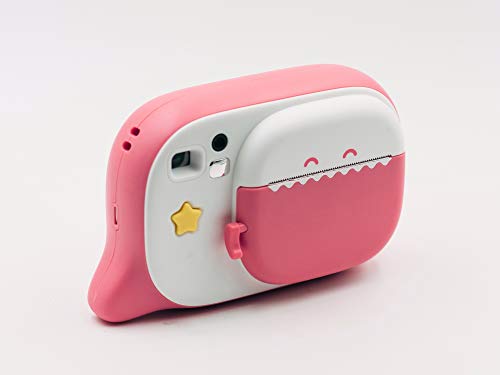 Pink Kids Camera with Felt Pens, Scrapbook Kit, Tape